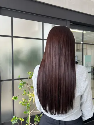 ロング ヤマダレナ/個室/ 透明感艶カラー😽✨のヘアスタイル