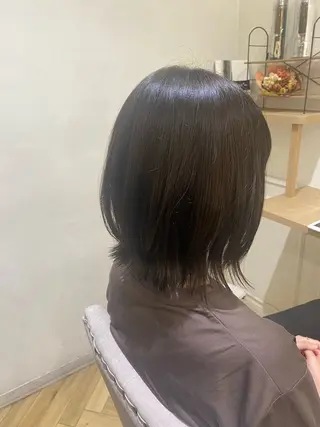 ミディアム 韓国ヘア・カラー 🩵SHIZUKUのヘアスタイル