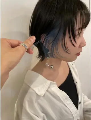 ショート カラー 柔らかいヘア/ 東徳嶺 みくのヘアスタイル