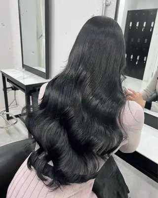 ロング エクステ・レイヤ ーカット松下宗翔のヘアスタイル