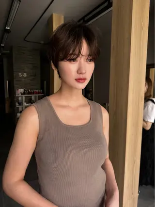 ショート ショートヘア🤍 銀座美容師🌷みづほのヘアスタイル