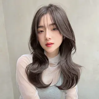 ロング カラー 韓国ヘア🫧 KAZUTOのヘアスタイル