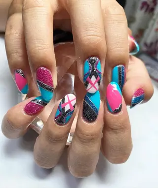 セミロング ネイル nail yukkoのネイルデザイン