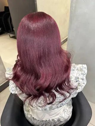 カラー 🇰🇷韓国風ハイ トーンKANA🖤のヘアスタイル