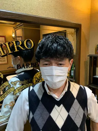 ショート メンズ プレミアムバーバー新宿店所属・新宿駅近！ 💈口コミ多数✨のヘアスタイル