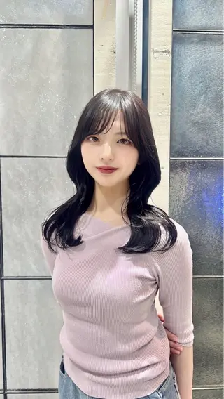 カラー 梅田/透明感カラー/ ストレート/mariのヘアスタイル