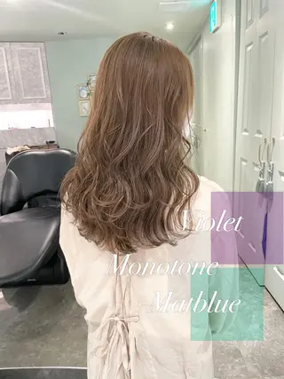 セミロング カラー 美髪/カラー 美容院🌈渡辺隼也のヘアスタイル