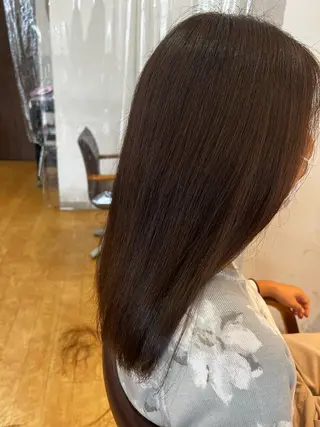 セミロング 髪質改善TR特化 副店長 坂田一樹】のヘアスタイル