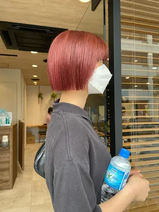 ショート カラー パーマ指名No1 /namiのヘアスタイル