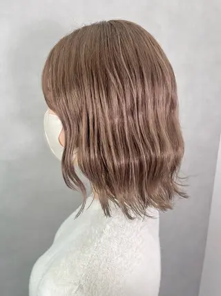 ミディアム カラー ブリーチ/髪質改善 Norikaのヘアスタイル