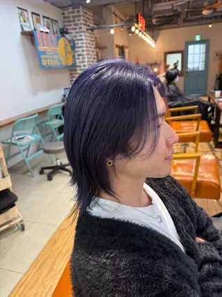 カラー ヘアアレンジ メンズ 💞艶カラー/ ブリーチ💞ユウカのヘアスタイル