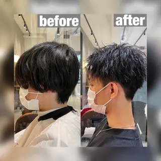 ショート 💫メンズ専門 大木肖愉夢💫のヘアスタイル