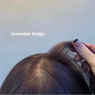 セミロング カラー 顔周りレイヤー 🎀マリノのヘアスタイル