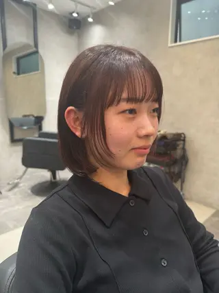 ミディアム 森本峻介 ボブ/透明感カラーのヘアスタイル