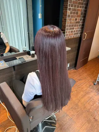 カラー sora/ 暖色カラー🌷のヘアスタイル