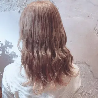 セミロング カラー Puamelia 名古屋所属・韓国風ヘア✻透明感 カラー✻yukaのヘアスタイル