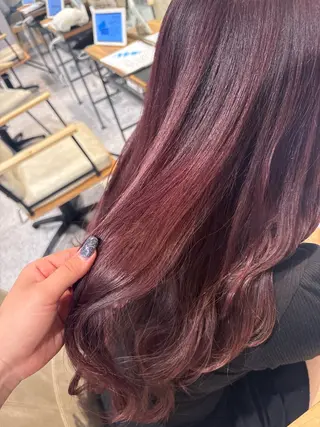 セミロング カラー ブリーチ/マツエク 𝓡𝓲𝓷🫧のマツエク・マツパデザイン