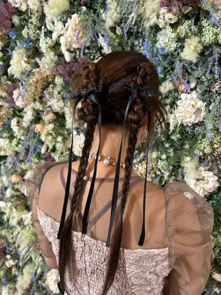 ヘアアレンジ 🎀大竹美侑／顔まわ りカット／レイヤーのヘアスタイル