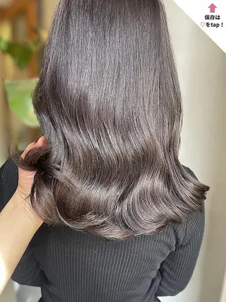 セミロング カラー TIGRE tenjinのヘアスタイル