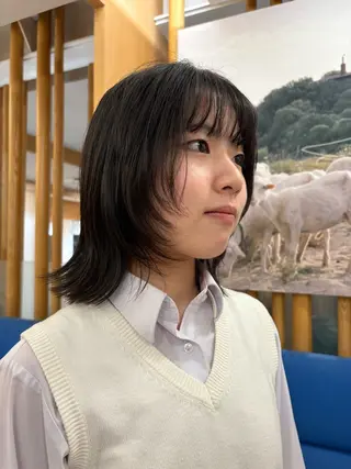 ミディアム 🌻おおとみはな/ ボブ/Wカラー🌻のヘアスタイル