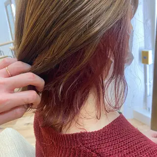 ミディアム おおつき ありかのヘアスタイル