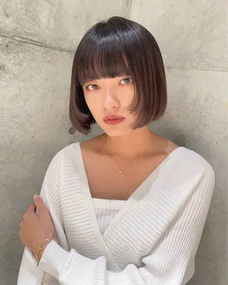 ショート カラー ヘアアレンジ 韓国ヘア/レイヤー Londエレンのヘアスタイル