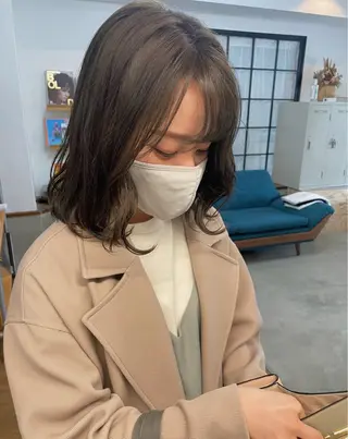 ミディアム COMILE 🌼 SUZUKAのヘアスタイル