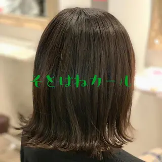 ミディアム GATE.所属・GATE. staffのヘアスタイル