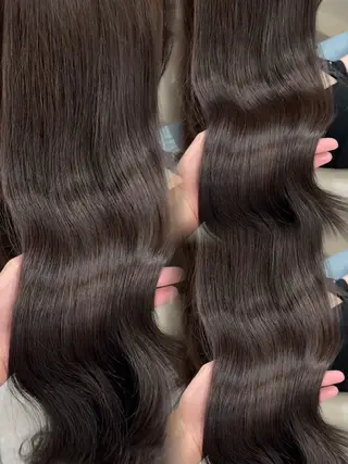 ロング カラー ヘアアレンジ 韓国/透明感カラー/ ももかのヘアスタイル