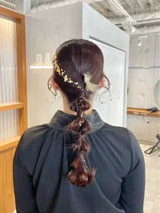 ロング ヘアアレンジ himeka🪽 アレンジ/ブリーチのヘアスタイル