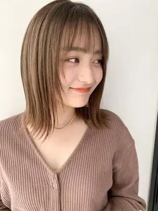 ミディアム 児玉 翠のヘアスタイル