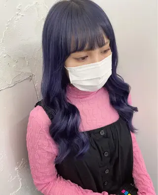 ロング カラー シシド ユウスケ Aceのヘアスタイル