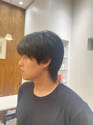 メンズ atelier doux dimanche（アトリエ・ドゥー・ディマンシュ）所属・Fukamiレイヤー 透明感カラーのヘアスタイル