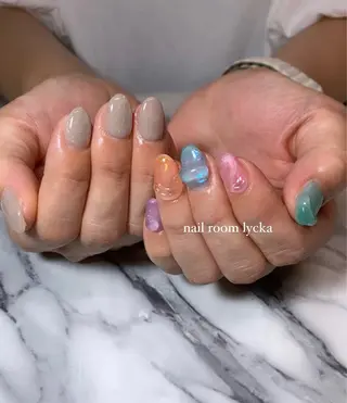 ネイル ﾈｲﾙﾙｰﾑﾘｯｶ 𝐦𝐚𝐲𝐮のネイルデザイン