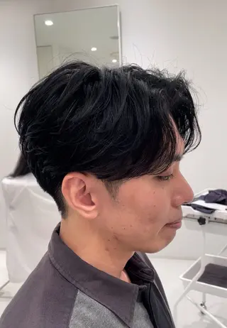 ショート パーマ メンズ カット特化美容師/ 千春のヘアスタイル