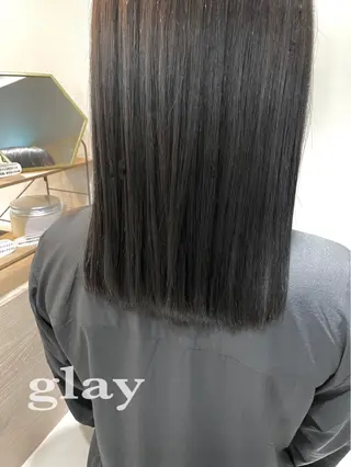 ミディアム カラー 西 めぐみのヘアスタイル