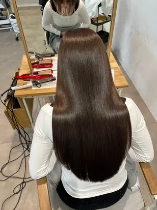 ロング 髙橋 美妃のヘアスタイル