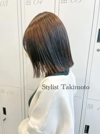 ミディアム カラー得意【梅田】 瀧本友梨乃のヘアスタイル