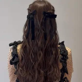 セミロング カラー ヘアアレンジ noa/ 渋谷のヘアスタイル