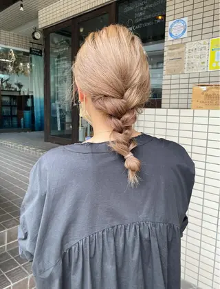 セミロング 仙田 遥のヘアスタイル