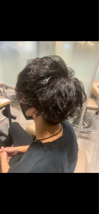 パーマ メンズ 野村 ゆいのヘアスタイル