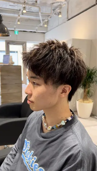 ショート メンズ 【パーマ満足度No. 1🥇】宮脇 大樹のヘアスタイル