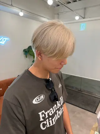 カラー メンズ 山下 柚奈のヘアスタイル