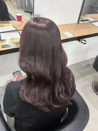 ロング miku/ラベンダー 透明感カラー🪻❤︎のヘアスタイル