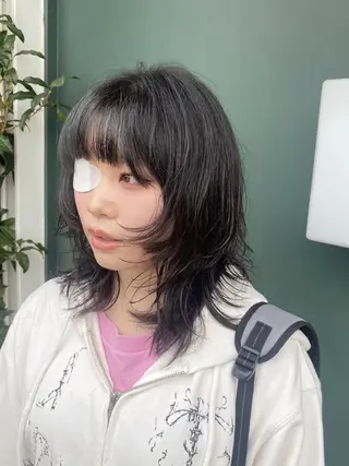 セミロング ☘️カワベ　ユキヒト /EDAME 店長のヘアスタイル