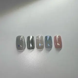 ネイル GO TODAY 吉祥寺Glint所属・うの 韓国ﾈｲﾙ໒꒱⋆⭒˚のネイルデザイン