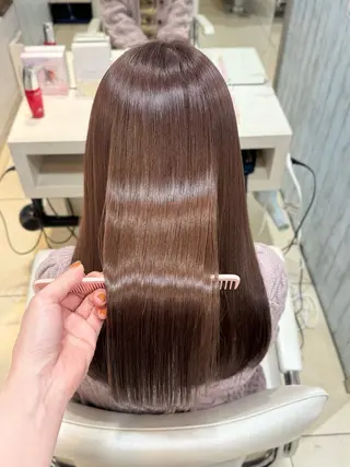 ロング 【髪質改善カラー】 あむ·. ⟡ 🖤のヘアスタイル