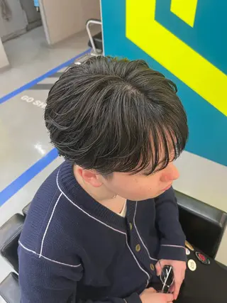 メンズ DAZZLE hair RUSH所属・波巻き得意 メンズ美容師/松井陸のヘアスタイル