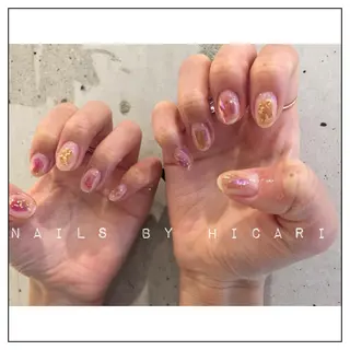 カラー ネイル マツエク・マツパ illum hicariのネイルデザイン