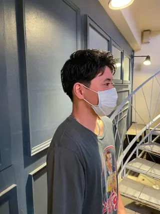 パーマ メンズ メイクス表参道所属・ショート/ボブ 矢野湧也のヘアスタイル